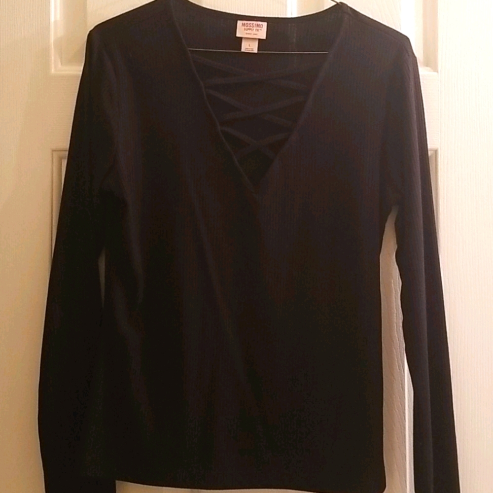 Ribbed long sleeve